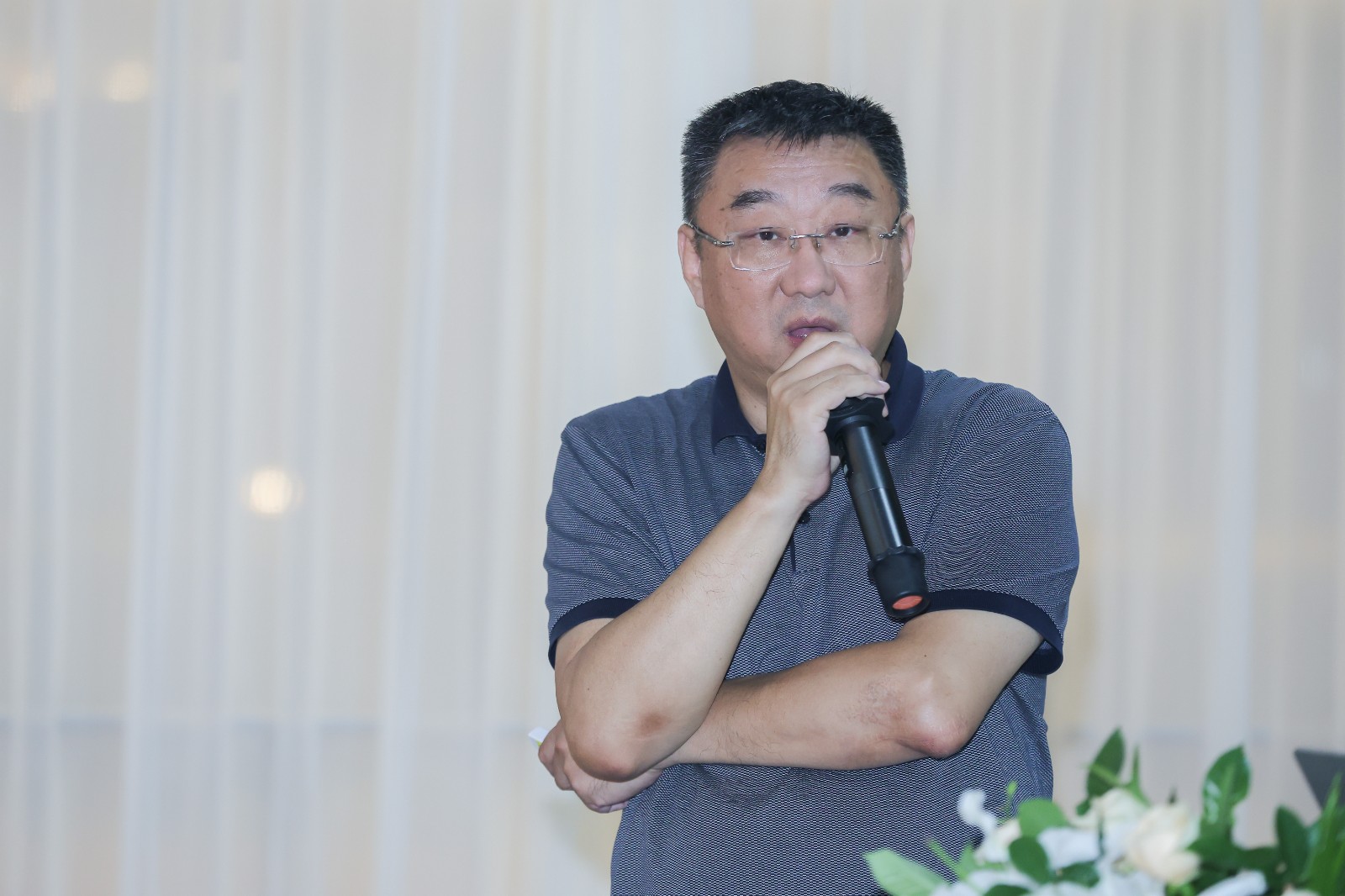万达信息副总裁 郭威致词